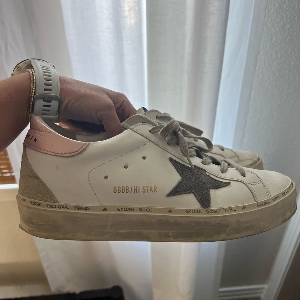 Size 9.5 women’s golden goose platform sneakers
